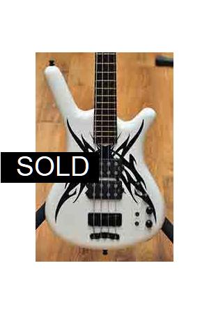 Warwick Corvette $$ TRIBAL White Black Warwick Corvette $$ TRIBAL White Black
